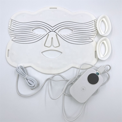 ماسک صورت سیلیکونی LED برای محکم کردن اشکال سفارشی و وزن خالص محصول 0.5kg