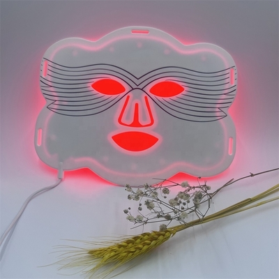 ماسک صورت سیلیکونی LED برای محکم کردن اشکال سفارشی و وزن خالص محصول 0.5kg