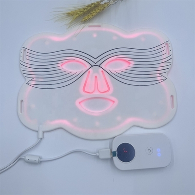 ناحیه هدف بینی شکل های سفارشی سیلیکون ماسک صورت LED برای سفید کردن و بیشتر