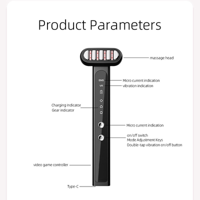 USB شارژ چشم چوب چوب چوب چوب روشناکی درمان چوب چوب چوب چوب Ems ارتعاش صورت ماساژور بلند کردن چشم 46G