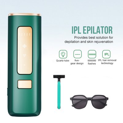 از شر موها خلاص شوید Ipl دستگاه حذف موهای قابل حمل با 36w قدرت و یخ خنک کننده