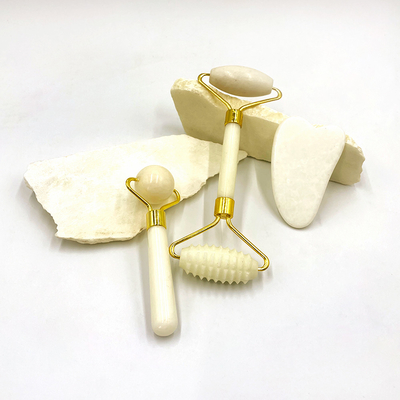 2023 جدیدترین مدل ها Yin Yang Gua Sha Set 100 درصد رولر ژاد طبیعی برای مراقبت از پوست صورت