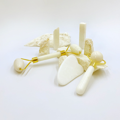 2023 جدیدترین مدل ها Yin Yang Gua Sha Set 100 درصد رولر ژاد طبیعی برای مراقبت از پوست صورت
