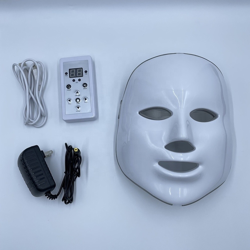 7 رنگ LED ماسک صورت پلاگین نوع CN برای ضد چروک روش درمانی نور قرمز ضد آب NO