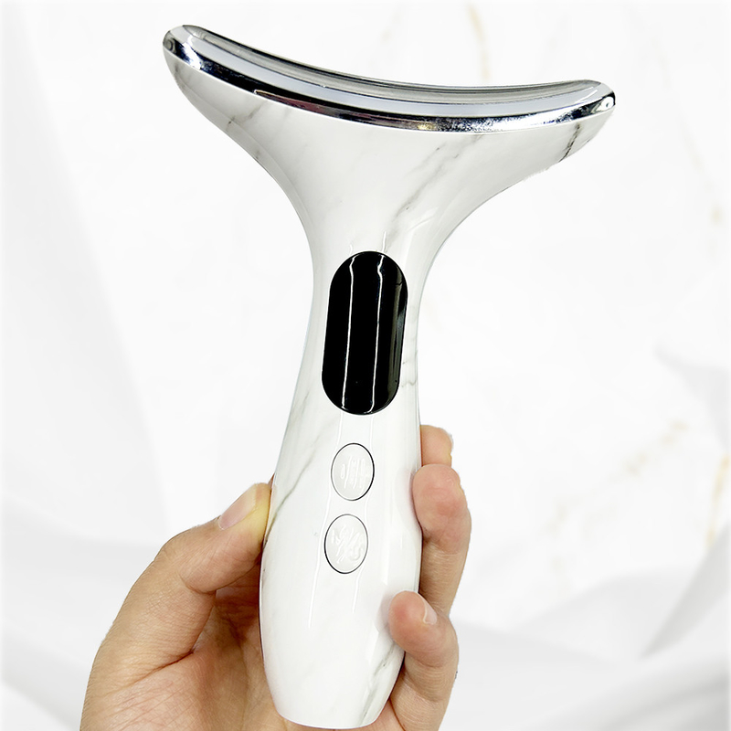 تکنولوژی EMS ماساژ الکتریکی گردن و صورت برای ضد پیری و حذف چین و چروک